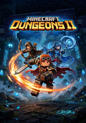 ปกเกม Minecraft Dungeons II