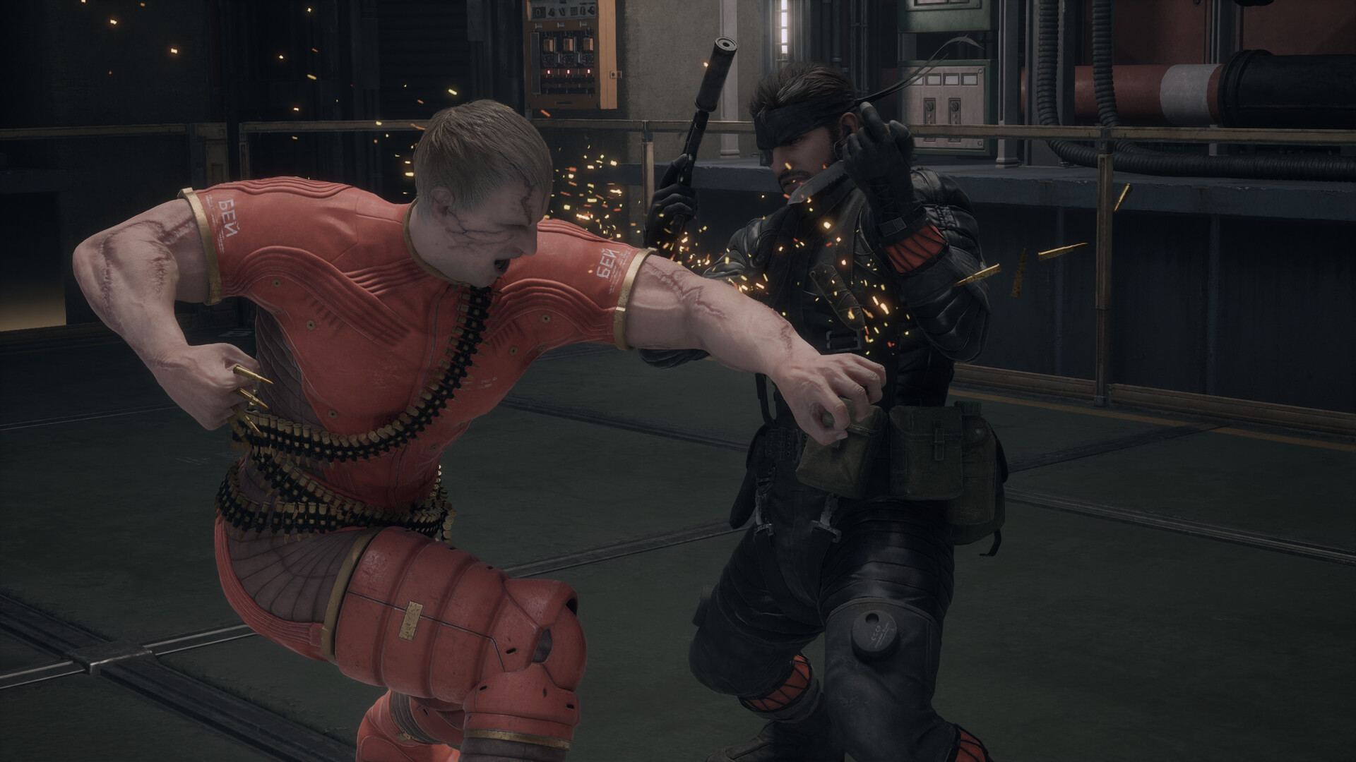 Over-the-shoulder aiming view in the new control style