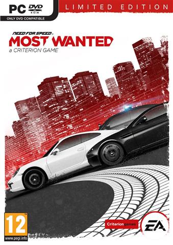 ปกเกม Need For Speed Most Wanted 2012