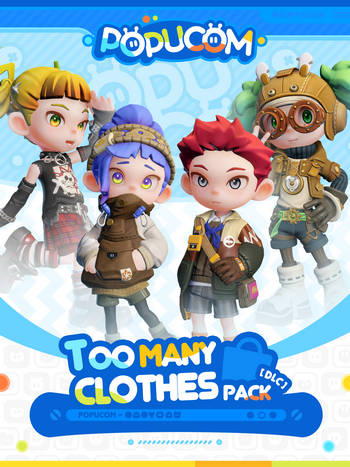 ปกเกม Popucom Too Many Clothes Edition