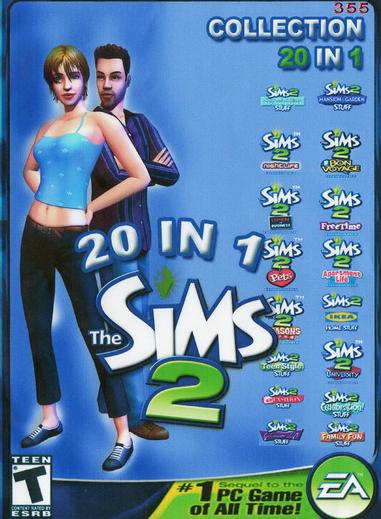 ปกเกม The Sims 2 : 20in1