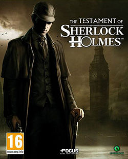 ปกเกม The Testament of Sherlock Holmes