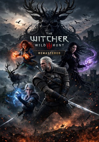 ปกเกม The Witcher 3 Wild Hunt Remastered